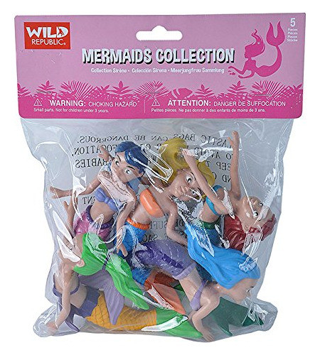 Wild Republic Mermaid Figurines Five Piece Collection Polyba 0