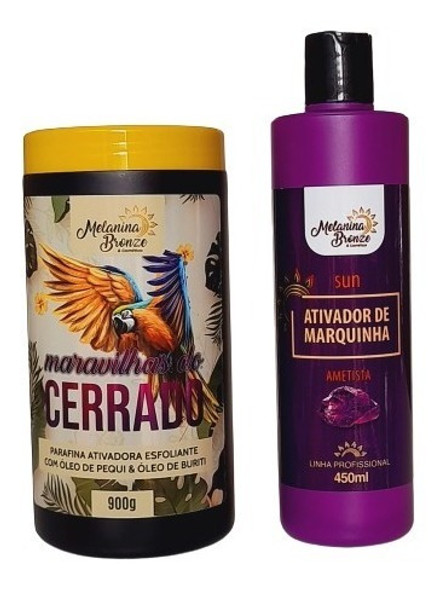 Parafina Maravilhas Do Cerrado + Ativador Ametista 450 Ml 1