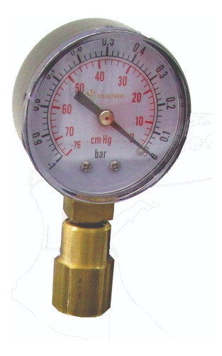 Vacuometro Con Acople Para Bomba De Vacio Aire Acondicionado 0