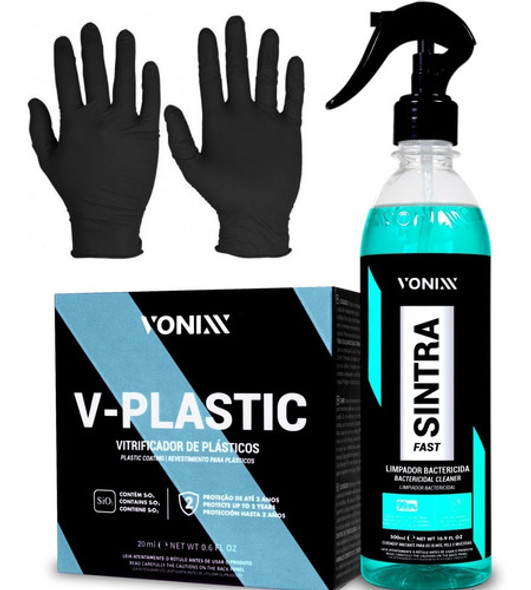 Produto Para Plásticos Sintra Fast + Vitrificador Vonixx 0