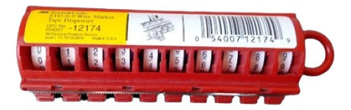 Boletero Identificador 3m Scotchcode Con Rollos De Numeros 1