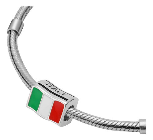 Banderas Travel Country 925 Talón De Plata Esterlina Para Pa 1