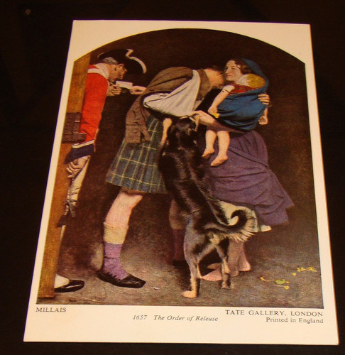 John Everett Millais__the Order Of Release__postal Impotada 0