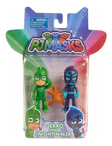 Pj Masks Boneco Lagartixo Com Luz E Ninja Noturno Dtc 4384 0