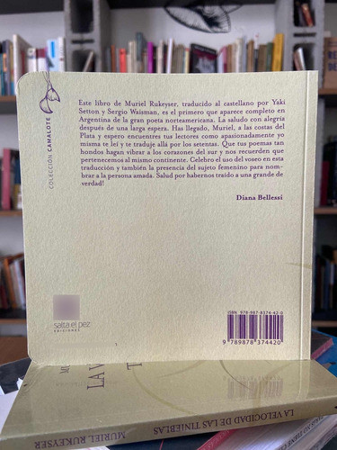 La Velocidad De Las Tinieblas Muriel Rukeyser Salta El Pez 1