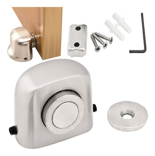 Fixador Prendedor Trava Porta Magnético Imã Batedor Amortece 0