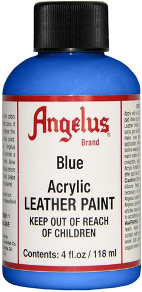 Angelus Leather Paint 4 Oz Blue 0 Angelus Leather Paint 4 Oz Blue 0