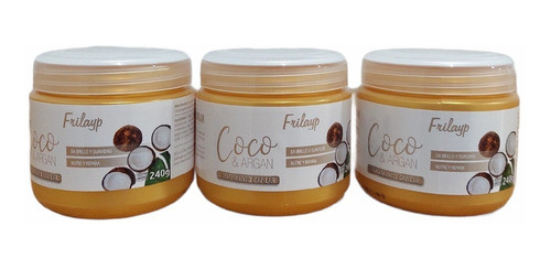 Baño De Crema Keratina + Botox + Coco + Acido 240g X 12uni 1
