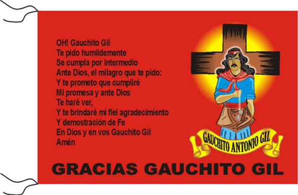 Bandera Del Gauchito Gil 90 X 60 Cm 0 Bandera Del Gauchito Gil 90 X 60 Cm 0