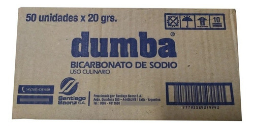 Bicarbonato Dumba 20g Bulto X 300u 1