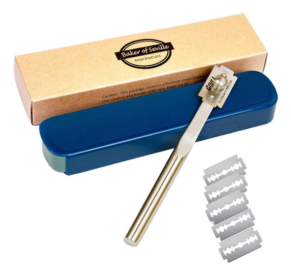 Decorador Marcar Masa Pan Casero Horno 6 Cuchilla Acero Inox 0