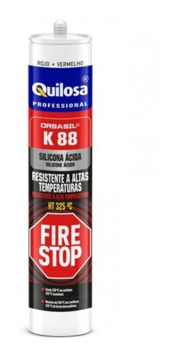 Silicona Roja Alta Temperatura Ácida Hasta 325º C Quilosa 0