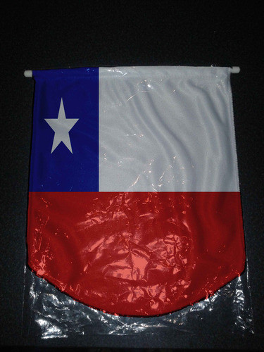 Banderin De Paño 36cm Bandera Chile 0