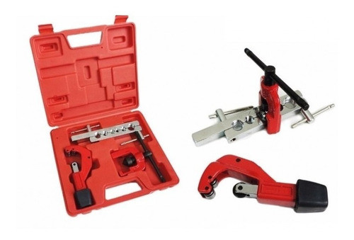 Kit Flangeador /cortador De Tubos De Cobre E Maleta 3/16 5/8 1