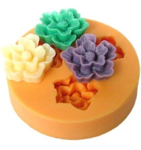Longzang F0049 Flower Fondant Silicona Sugar Craft Mold, Min 1