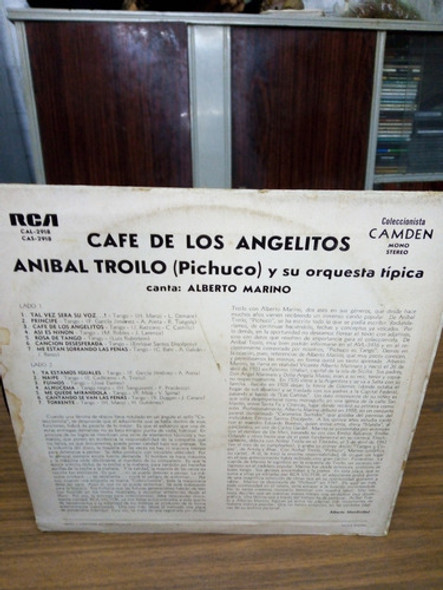 Cafe De Los Angelitos Anibal Troilo Alberto Marino 1