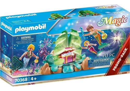Salón Coral De Sirenas Playmobil Magic Para Niños Febo 0