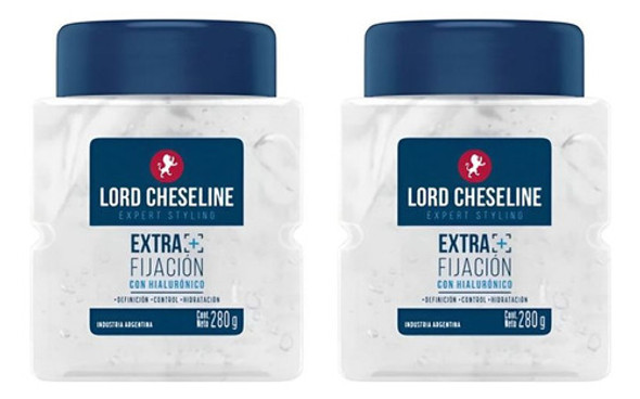 Pack X2u Fijador Extra Fijador 280g Lord Cheseline 0
