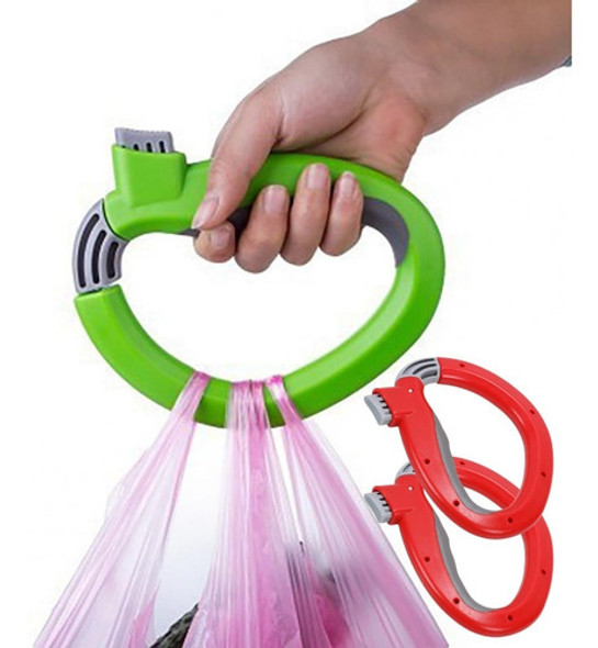 Par De Mangos Soporte De Bolsa Supermercado Ergonómico M® 0