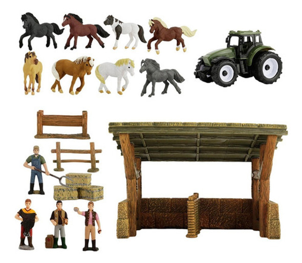 De Animais De Fazenda Realistas, De Fazendeiros De Brinquedo 1