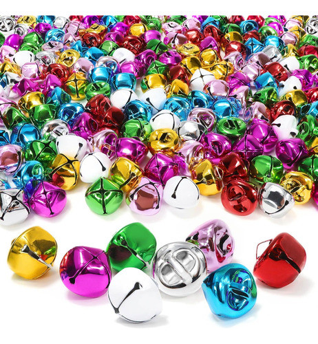 Campanitas Navideñas, 8 Colores, 15 Cm, 120 Unidades 0