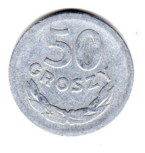 Polonia Moneda De 50 Groszy Año 1949 Km#44a 1