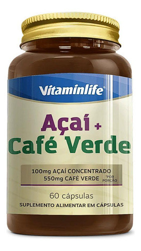 Acaí + Café Verde Com 60 Cápsulas 0