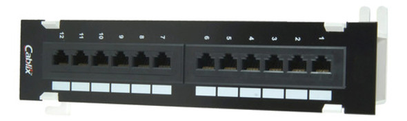 Patchera Patch Panel 12 Puertos Jack Rj45 Cat6 0