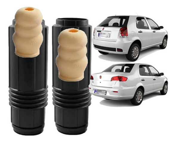 Batentes Coifas Amortecedor Traseiro Palio Siena 1997 A 2016 0