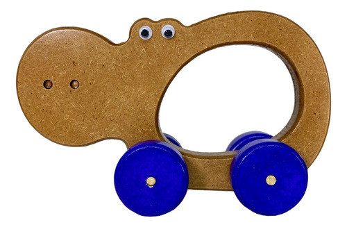 Juguetes Juegos De Madera De Arrastre Y Empuje Con Ruedas 0