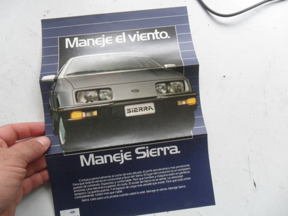Folleto Ford Sierra Original Auto Antiguo No Manual Agencia 0 Folleto Ford Sierra Original Auto Antiguo No Manual Agencia 0