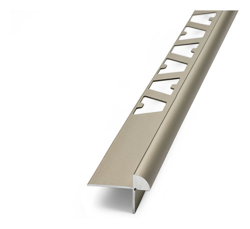Perfil Step 2mx0.5cm Aluminio Niquel Mate- Atrim - Prestigi 0