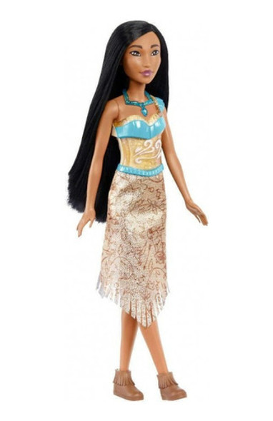 Muñeca Pocahontas Disney Princesas Hlw02 Mattel 0