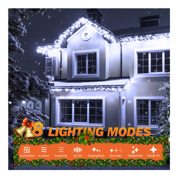 Usokyo - Luces De Navidad De Carmbanos, 720 Luces Led De 78. 1 Usokyo - Luces De Navidad De Carmbanos, 720 Luces Led De 78. 1