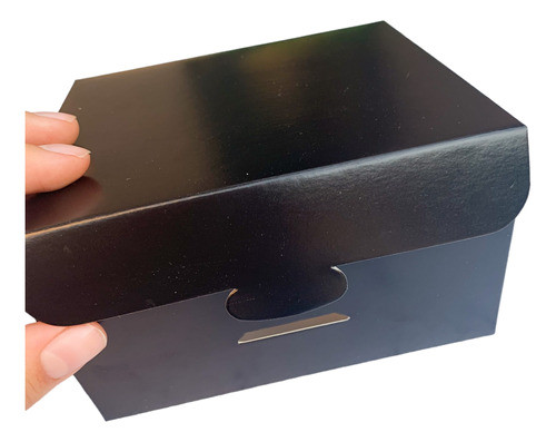 Caja Negra Para Cremas-aceites-regalos-padre (12*12*5) X 25- 0
