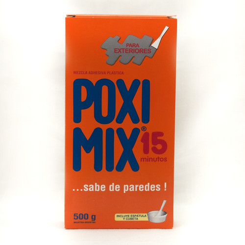 Poxi Mix X 500gr Mezcla Adhesiva Plastica Pint Liberato 0