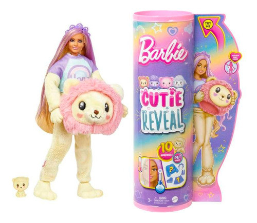 Barbie Cutie Reveal - Leon - 10 Sorpresas Mattel - Premium 1