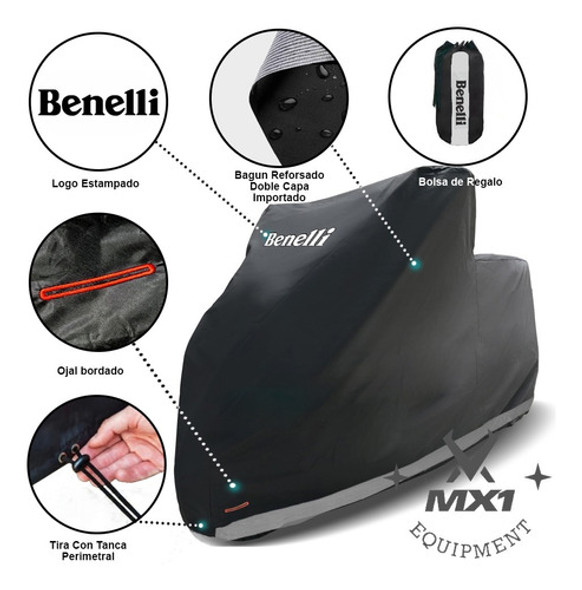 Funda Cubre Moto Benelli Tnt 250 Tnt 300 Leoncino Zafferano! 1 Funda Cubre Moto Benelli Tnt 250 Tnt 300 Leoncino Zafferano! 1