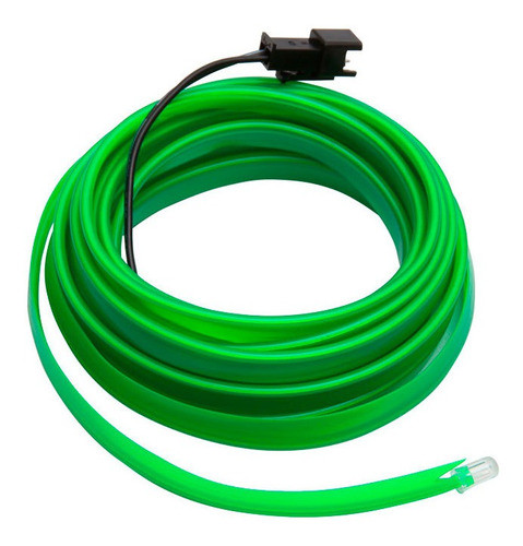 Fita Led Neon Verde 5 Metros Painel/ Interior Automotivo 1