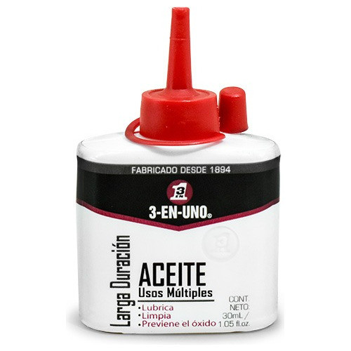 Aceite 3 N 1 30ml, Larga Duración Y Multiuso Optimiza Barril 0