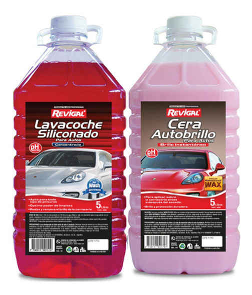 Lavacoche Cera Autobrillo X 5l Kit Uso Profesional Revigal 0 Lavacoche Cera Autobrillo X 5l Kit Uso Profesional Revigal 0