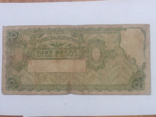 Billete 10$ Ley 12155 Col 433f Lote 6b 1