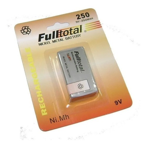 Combo Cargador Doble De 9v  + 1 Bateria 9v Recargable 250mah 1