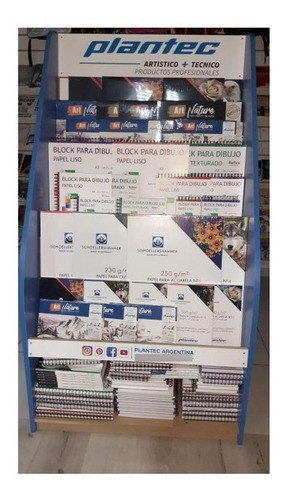 Block Para Dibujo Plantec A5 X 40 Hojas Lisas 90 Gr 15601 1