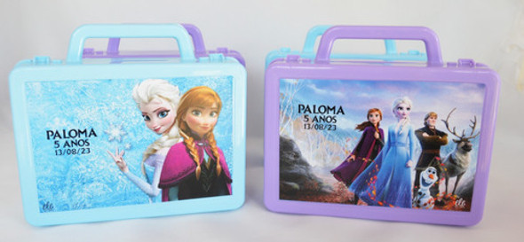 Valijitas Golosinera Personalizada X10u Frozen / Olaf Cumple 0
