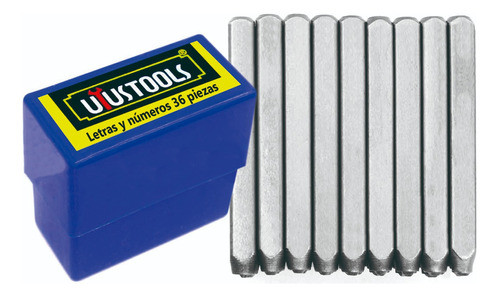 Números Y Letras De Golpe 4 Mm Uyustools Calidad 1