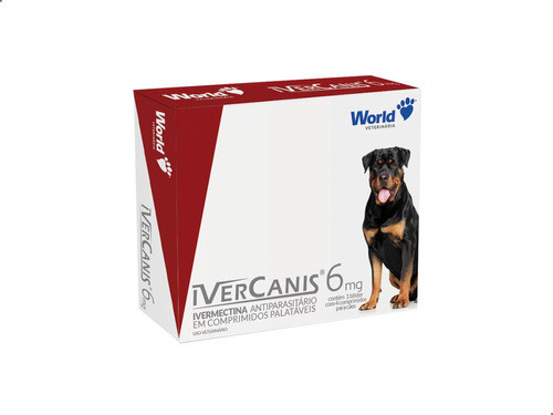 Ivercanis 6mg Contra Carrapatos E Parasitas 12 Comprimidos 1