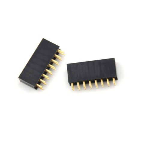 20 X 2 X 8 16 Pernos 2.54 Mm Tira De Doble Filas Rectas Enca 1