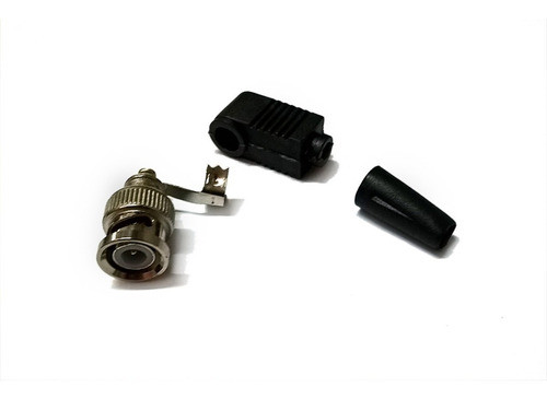 Combo 50 Unidades Conector Ficha Bnc Macho 90° A Tornillo 1