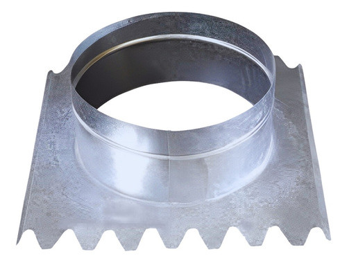 Base Para Techo Sombrero 6 Pulgadas - 15cm Chapa Galvanizada 0